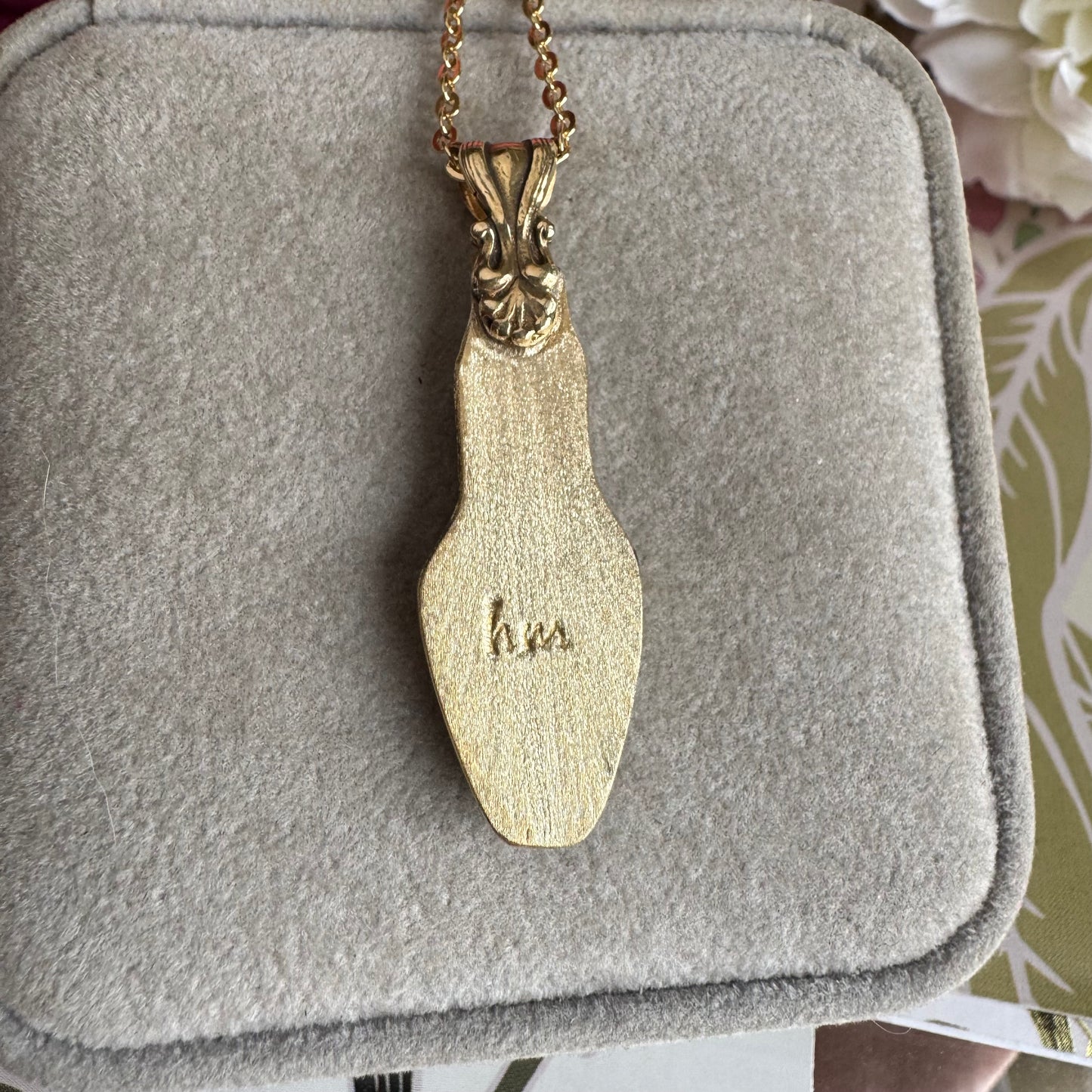 Victorian Snake artisan Brass necklace